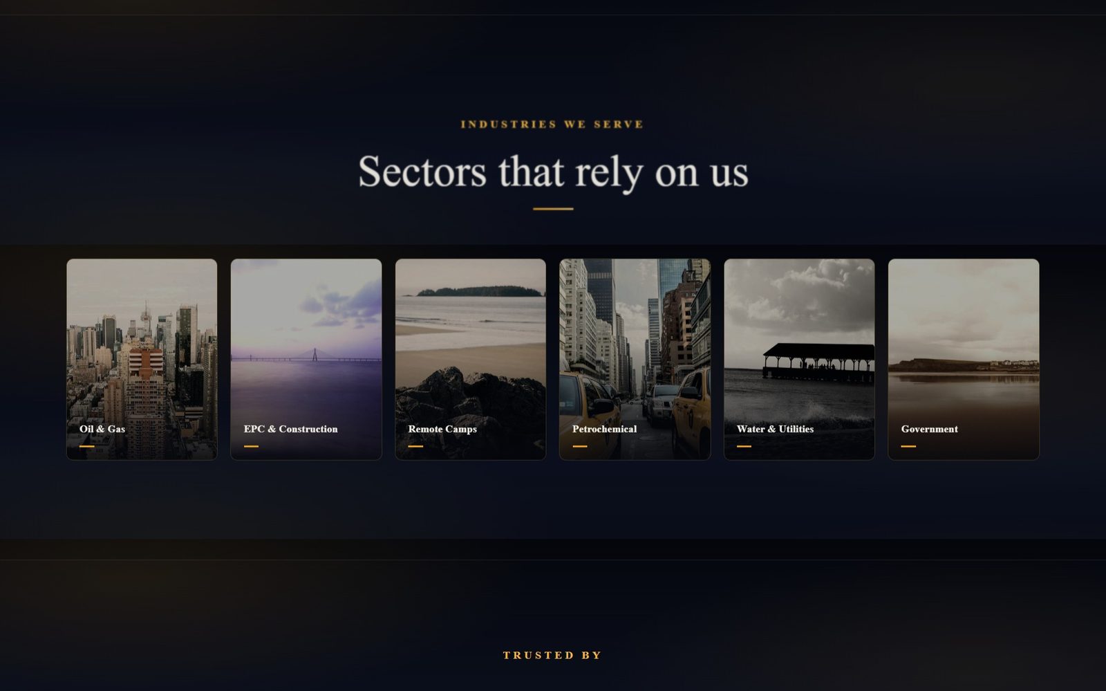 Sectors that rely on BISCAT