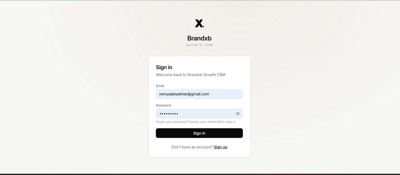 Branded sign-in