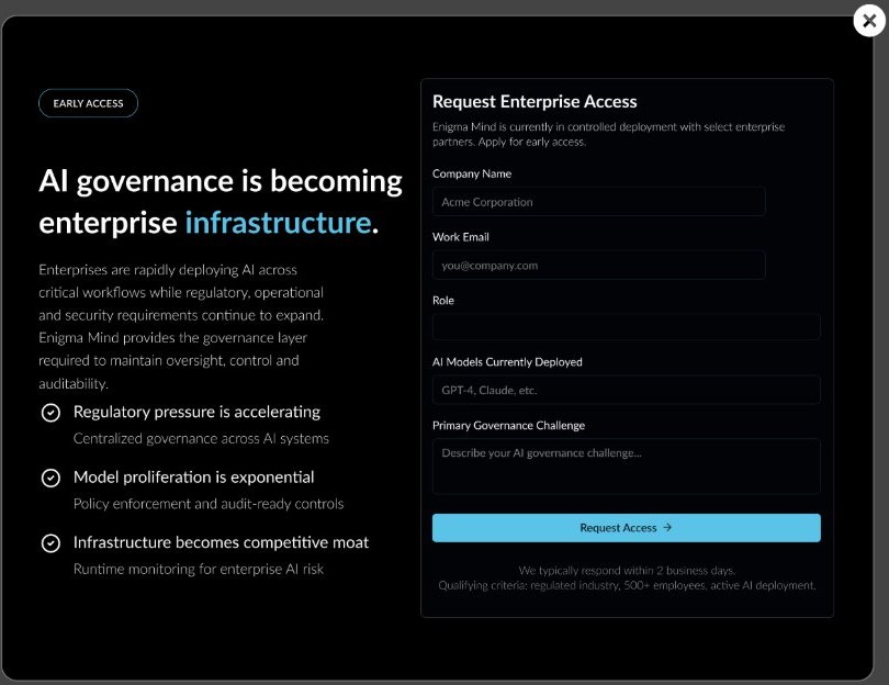 Early access: Request Enterprise Access form