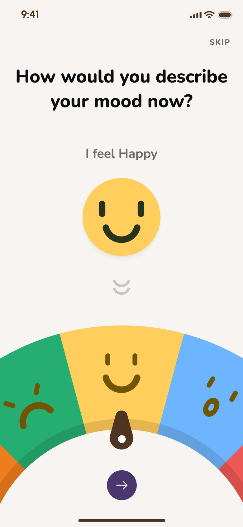 Mood check-in