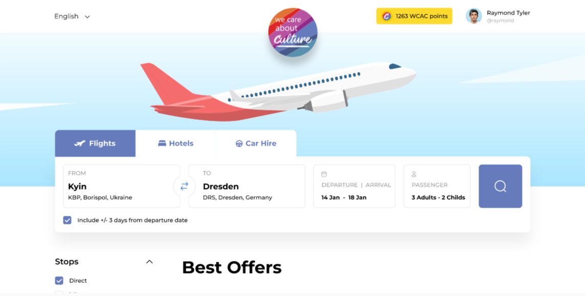 Flights, hotels & car hire